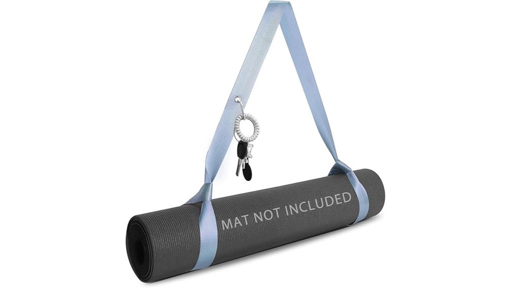 Best Yoga Mat Straps & Carriers to Keep Your Mat on the Go 14 sky blue yoga strap
