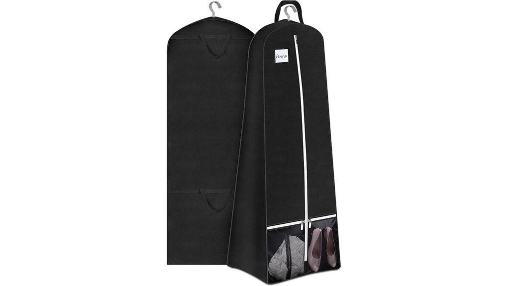 Garment Bags with Shoe Pockets for a Wedding Weekend 2 sleeping lamb bridal 72 inch