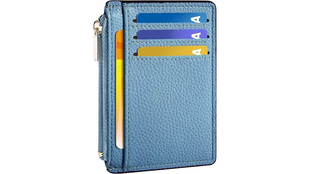 RFID-Blocking Card Wallets That Keep Your Travel Gear Minimal 6 slim rfid blue cardholder