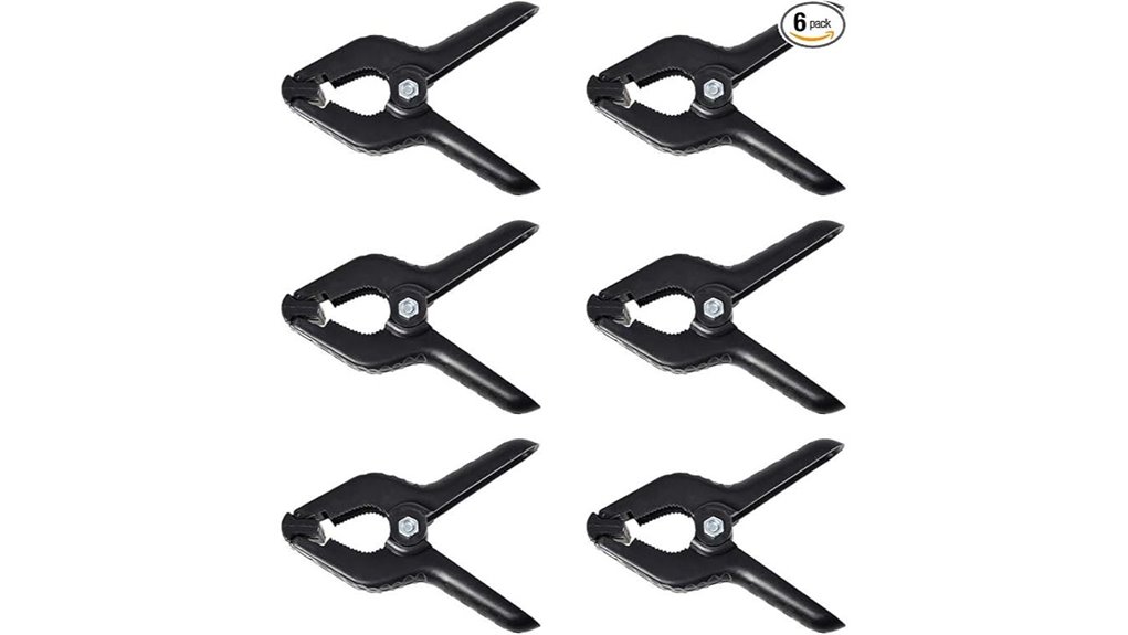 Portable Backdrop Clips For Travel Creators: Easy Setup 7 slow dolphin heavy duty 4 5 clamps