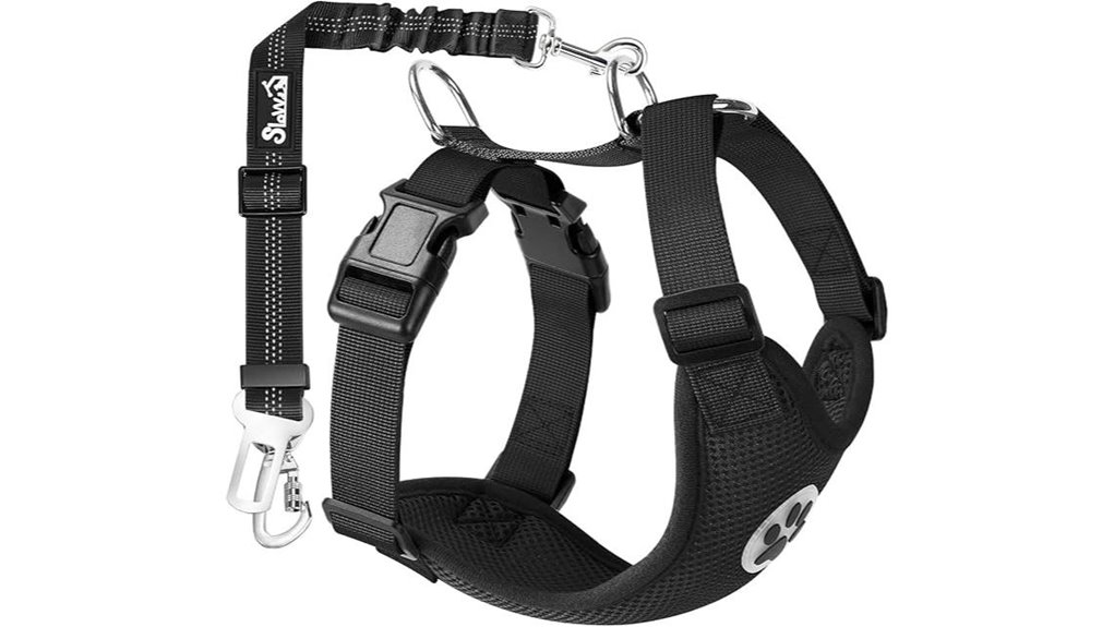 Pet Seat-Belt Harnesses That Keep Your Furry Safe on Trips 8 slowton dog car harness