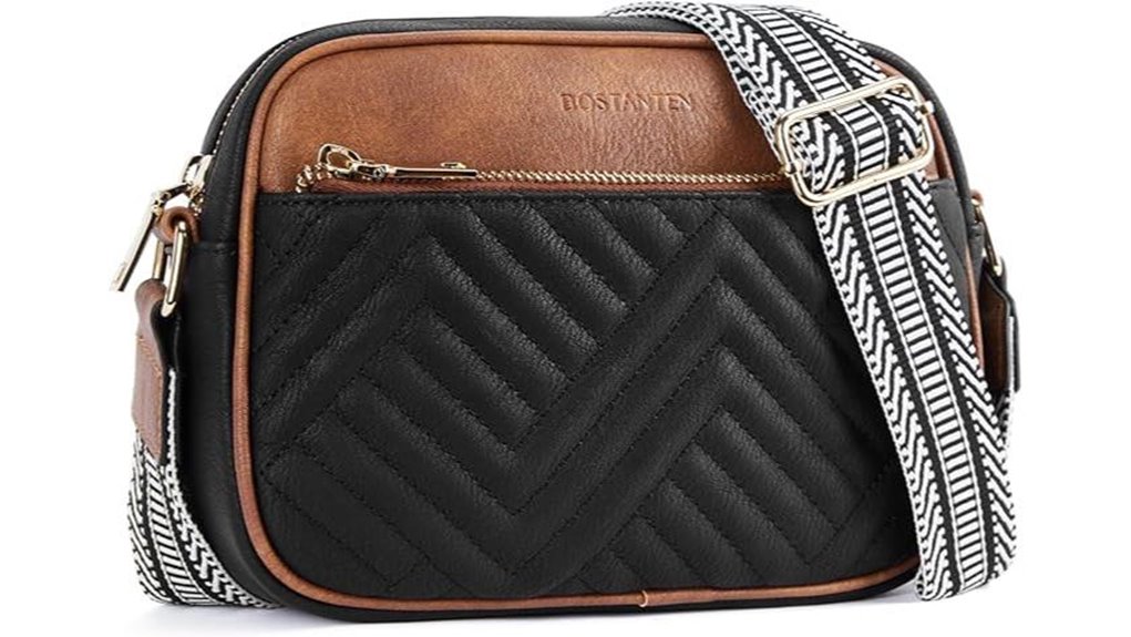 small vegan quilted crossbody