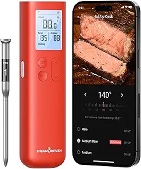 smart bluetooth meat thermometer