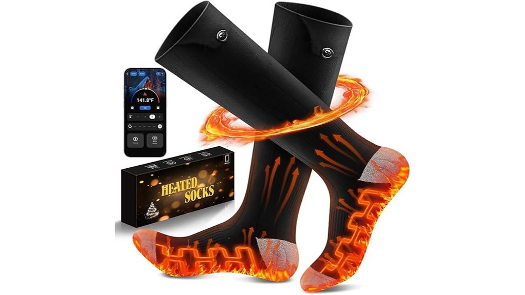 Best Heated Socks to Keep Warm in Freezing Weather 4 smart dual battery heated socks
