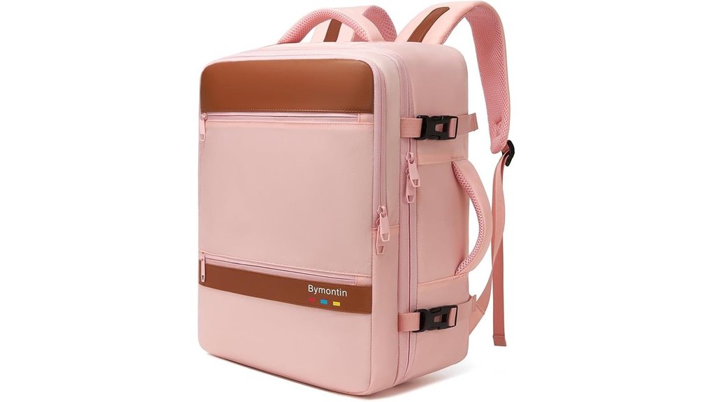 smart pink 35l backpack