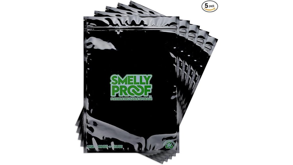 Odor-Proof Food Storage Bags for Travel That Keep Smell Out 15 smell proof bpa free 2 gallon freezer