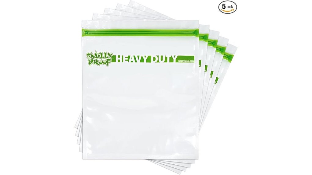 smell proof large bpa free bags