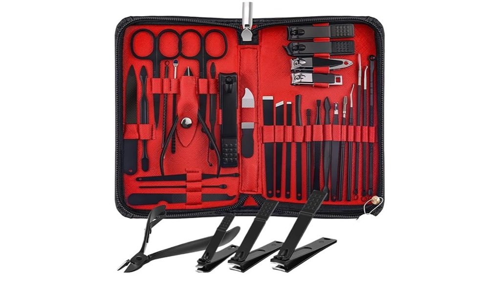 Best Nail Kits for Traveling: Compact Caps That Protect 8 snacko 30 piece travel clippers