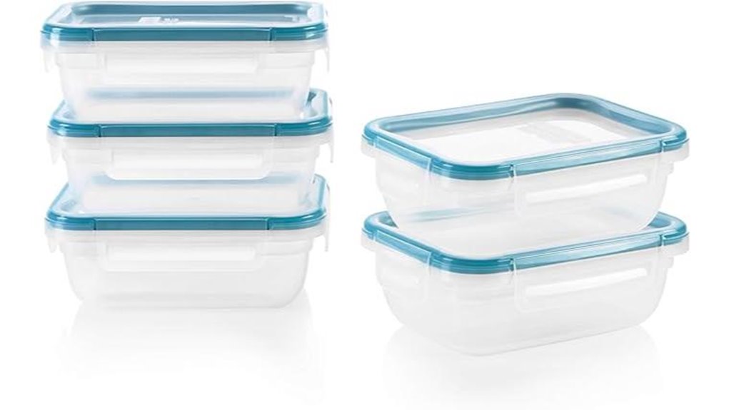 Travel-Friendly Food Storage Containers With Snap Lids 1 snapware leakproof 3 cup containers