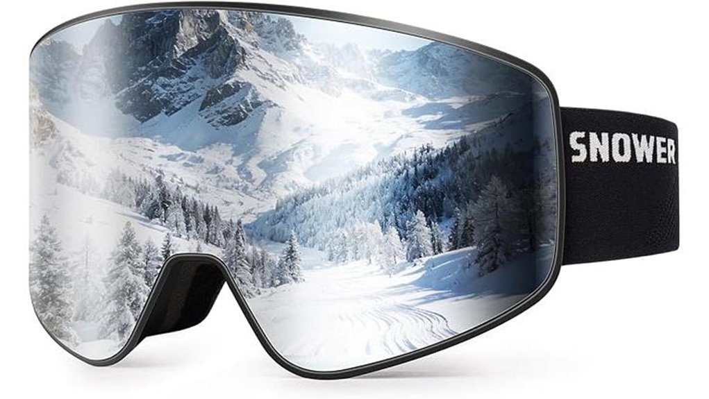 Top Ski Goggles with Interchangeable Lenses for Crystal Clarity 14 snower anti fog uv goggles