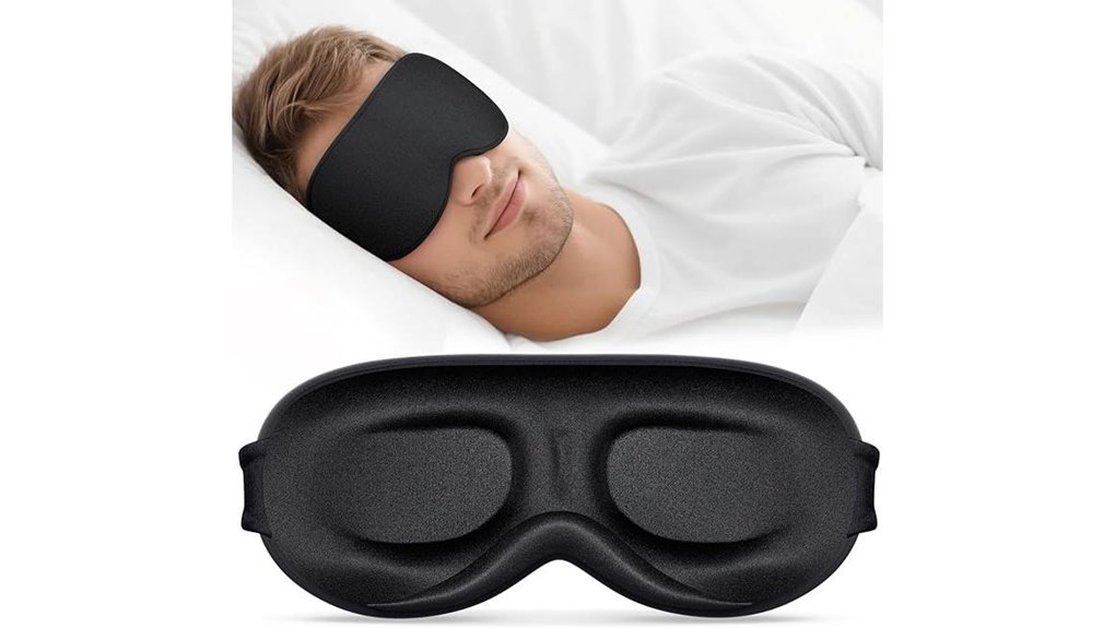 Best Sleep Masks for Side Sleepers: Flat, Soft Strap Comfort 11 soft 3d blackout mask