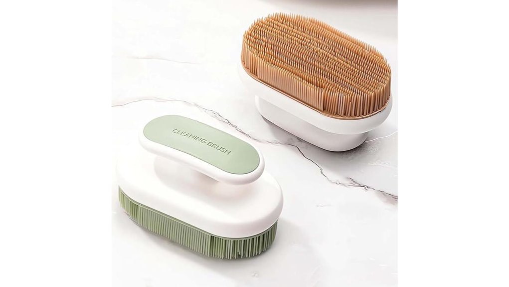 Travel Laundry Brushes Tiny but Effective for Travelers 6 soft bristle stain cleaner