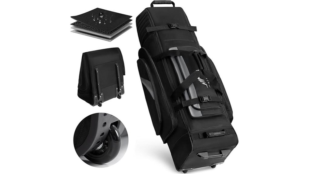 Top Travel Golf Bags (Soft Sided) Every Beginner Will Love 9 soft sided golf cover wheels