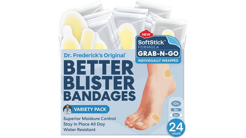 Top Blister Kits Travelers Trust for Prevention & Treatment 13 softstick hydrocolloid blister bandages