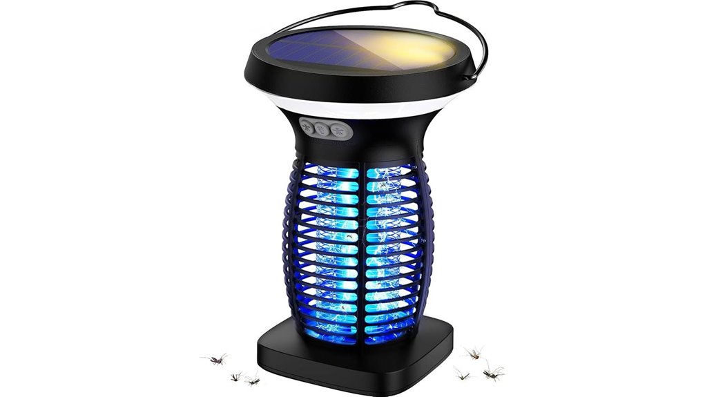 Best Bug Zapper Lantern (Rechargeable) to Keep Pests Away 5 solar 4200v waterproof bugzapper