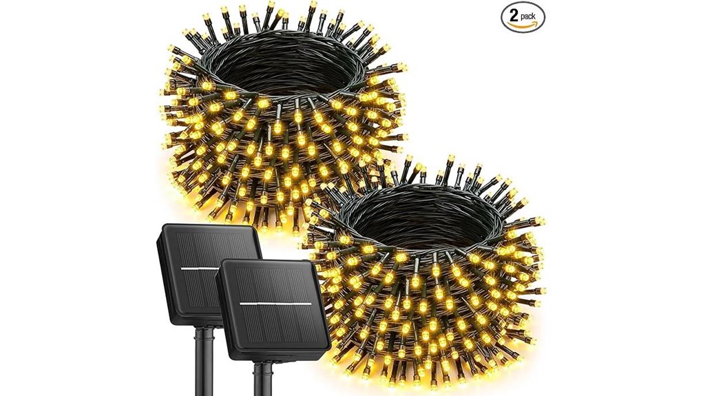 solar 92ft waterproof led