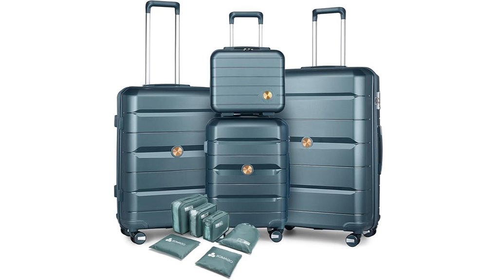 Best Checked Luggage With Modular Interior Cube Systems (Organized Packing) 8 somago lightweight spinner set