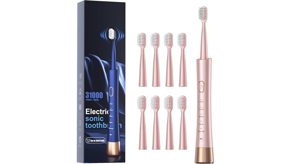 sonic eight head usb brush