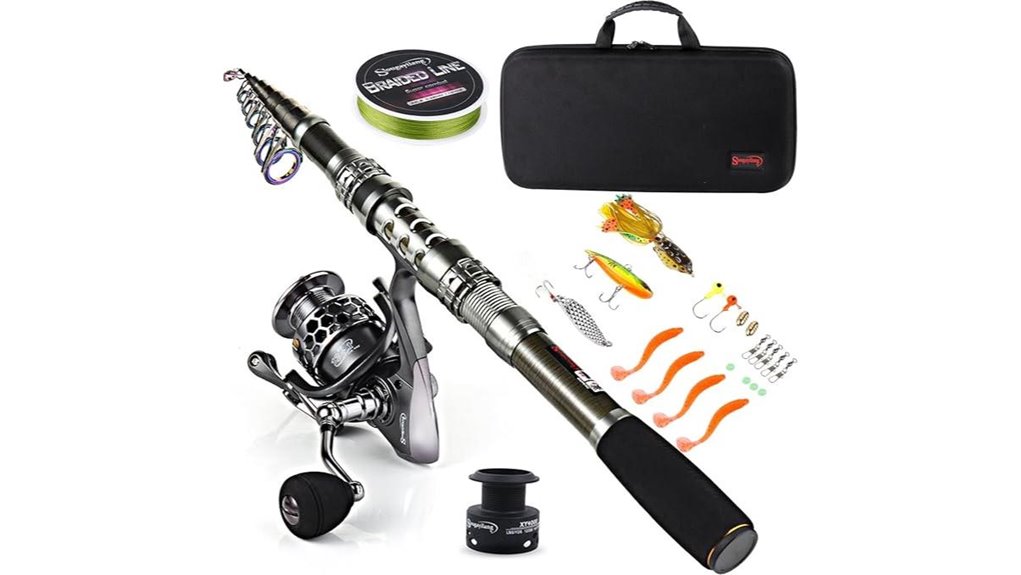 sougayilang telescopic rod reel