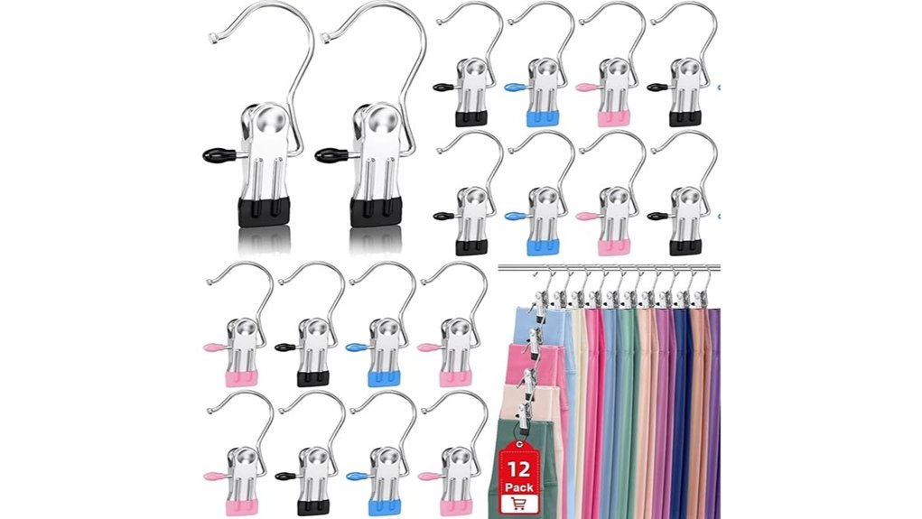 Best Shoe Drying Clips for Travel to Hang & Air Shoes on the Go 4 space saving 12 hanger combo set