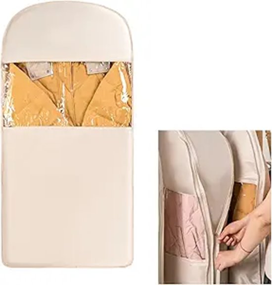space saving garment hanging bag