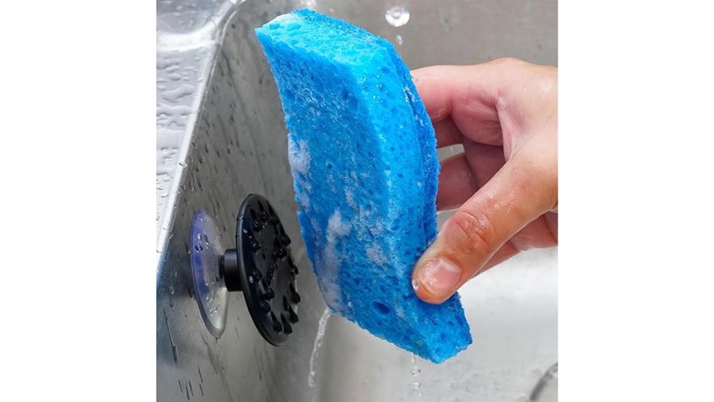 Sponge Holders for Travel Sinks (vented, quick‑dry): Keep It Dry 1 space saving quick dry suction holder