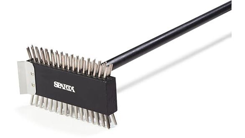 Best Grill Brush That Keeps Your Grill Spotless 13 sparta black steel brush