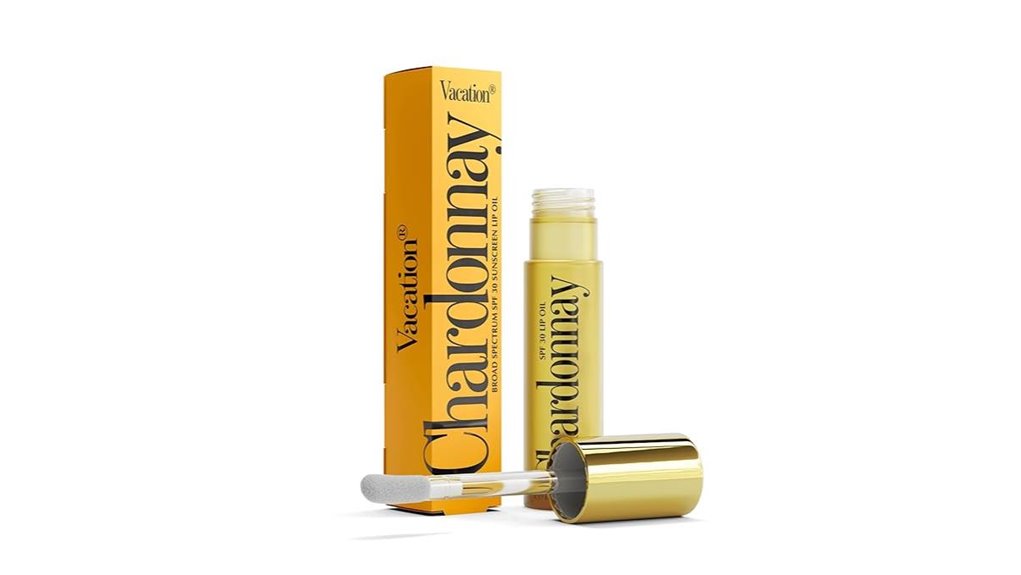 Top SPF Lip Balms That Keep Your Lips Beach-Ready 3 spf30 chardonnay lip oil