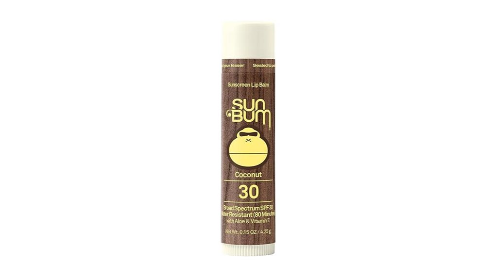 Top SPF Lip Balms for Beach Trips Without Weird Taste 8 spf30 coconut lip balm