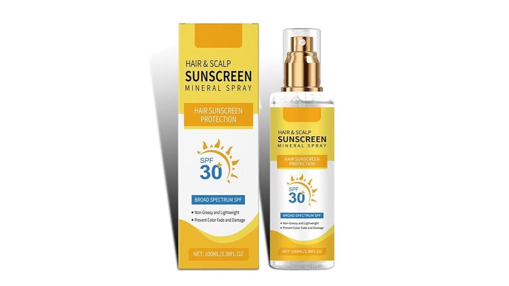 spf30 hair scalp spray