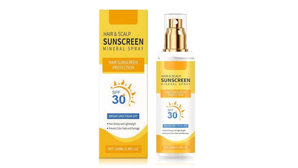 spf30 hair scalp sunscreen