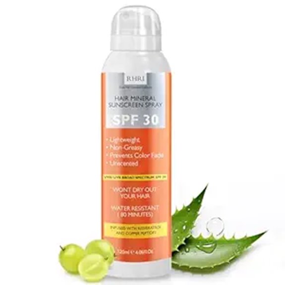 spf30 hair sunscreen aerosol