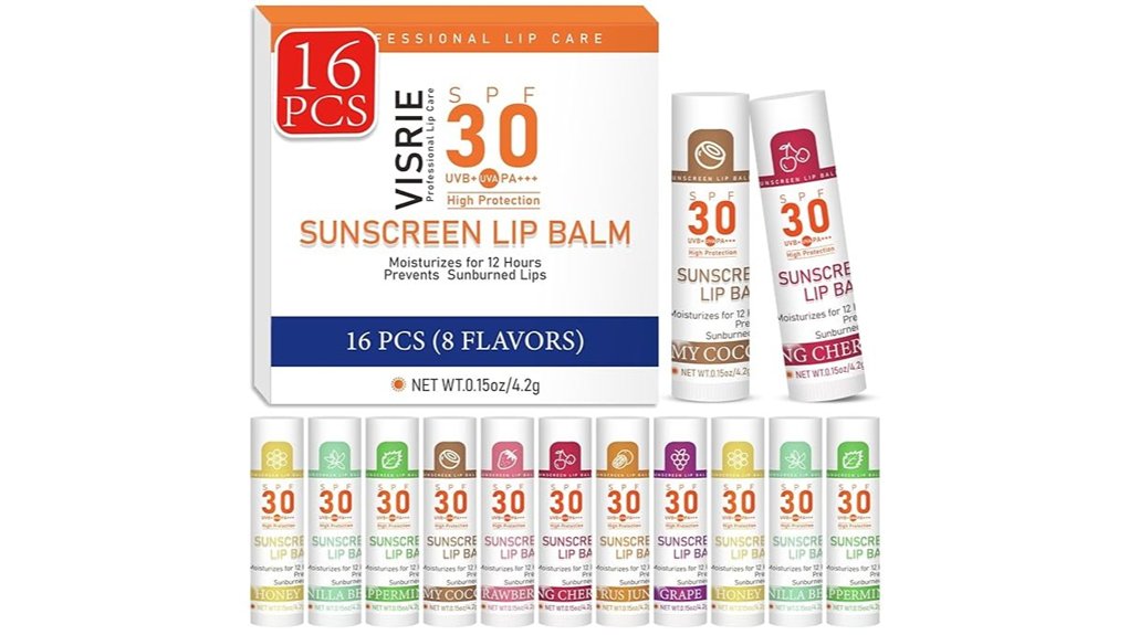 spf30 lip balm 8flavors