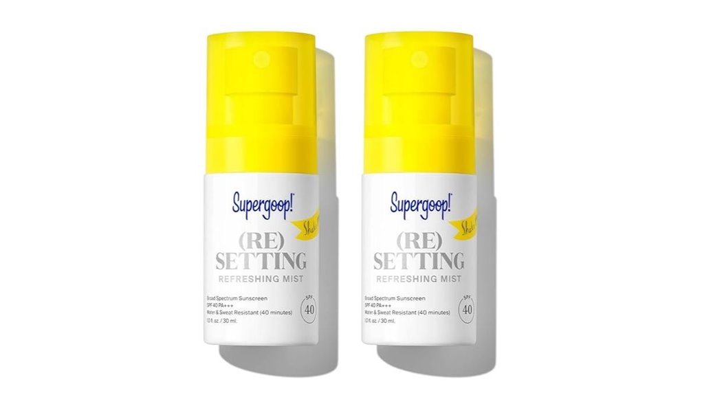SPF Face Mists For Travel: Keep Makeup Fresh All Day Long 10 spf40pa supergoop refreshing mist
