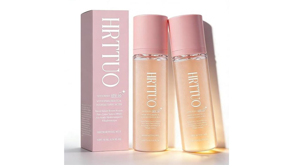 SPF Face Mists For Travel: Keep Makeup Fresh All Day Long 9 spf50 sheer sunscreen mist