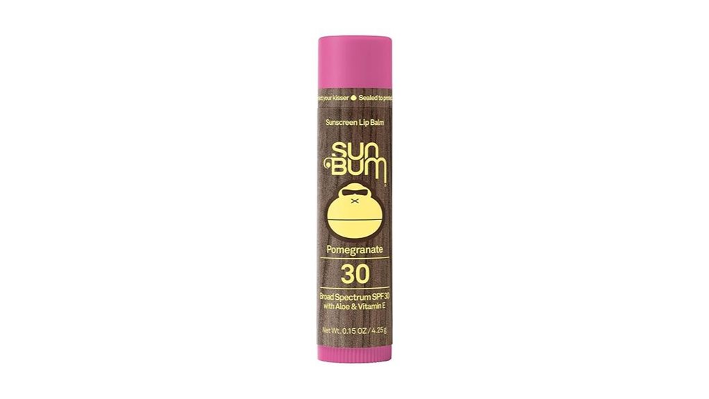 Top SPF Lip Balms That Keep Your Lips Beach-Ready 15 spf 30 pomegranate balm