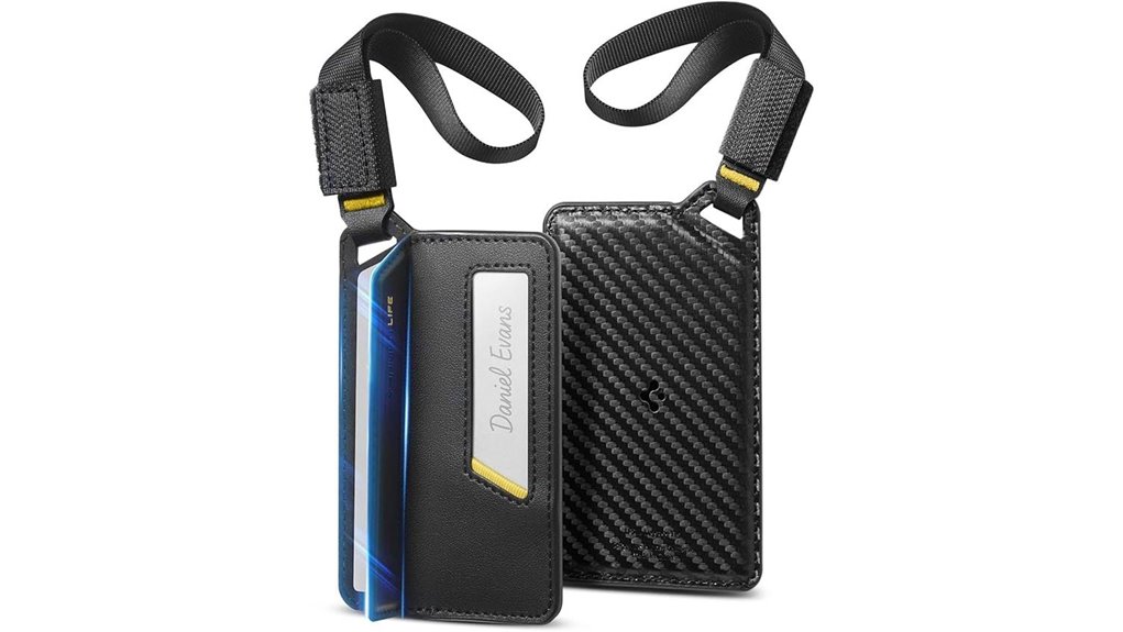 Best Luggage Tag Covers With Privacy Flaps That Stay Shut 15 spigen vegan leather tags