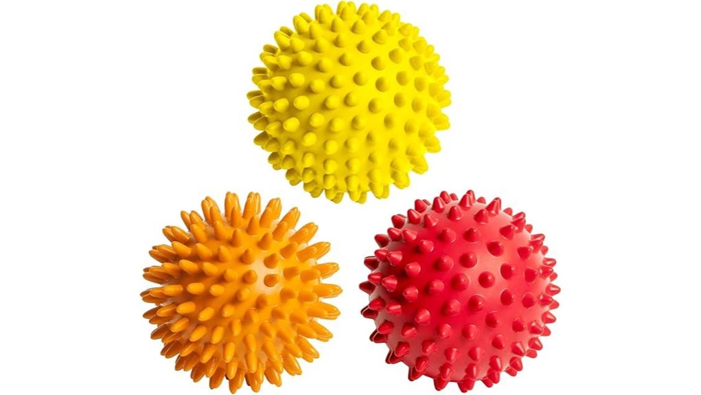 Compact Massage Balls That Travelers Love for Back & Feet 9 spiky 3 inch massage balls