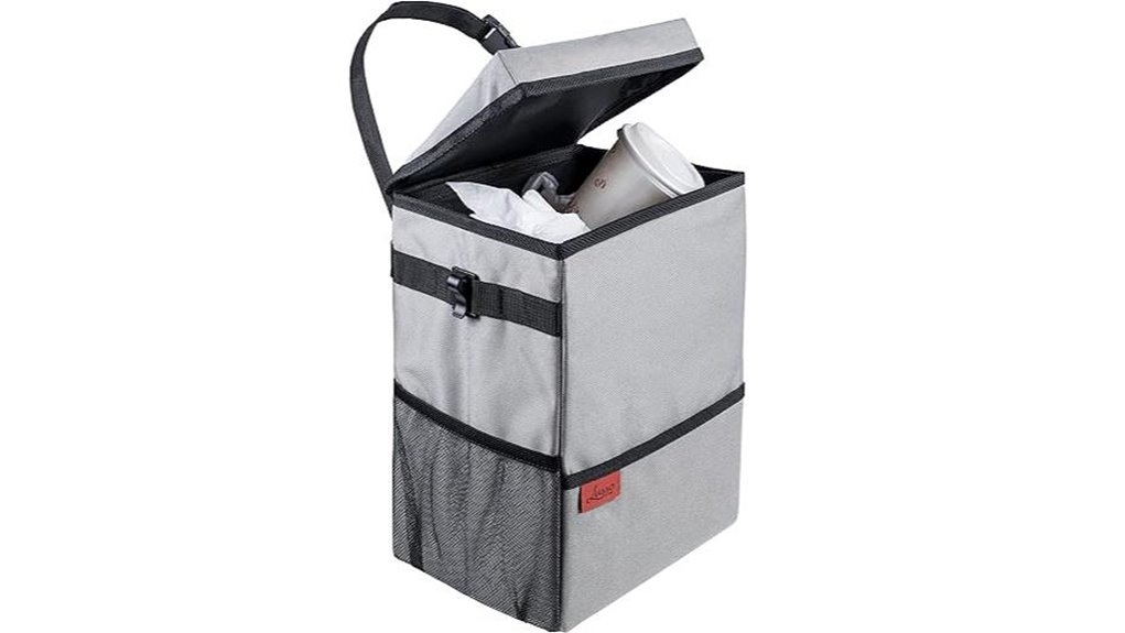 spill proof 3 5 gallon trash can