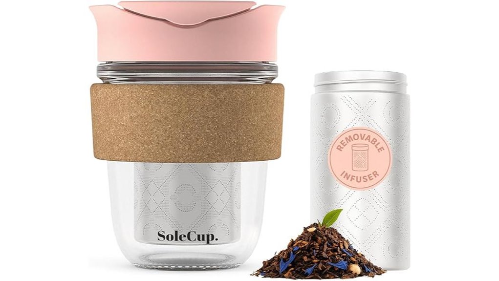 Top‑Rated Reusable Tea Infusers for Travel Mugs (Easy Clean) 4 spillproof pink 12oz infuser