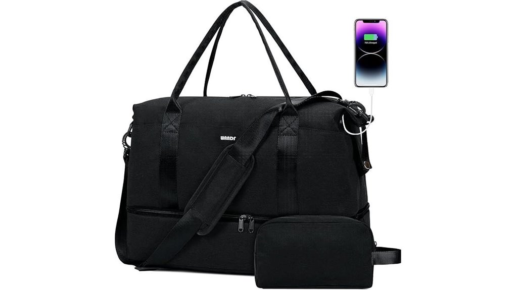 Underseat Bags with Shoe Compartments for Uncluttered Travel 5 spirit 18x14x8 underseat usb
