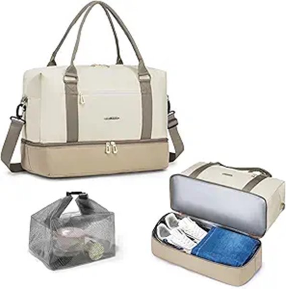 Underseat Bags with Shoe Compartments for Uncluttered Travel 6 spirit underseat personal item