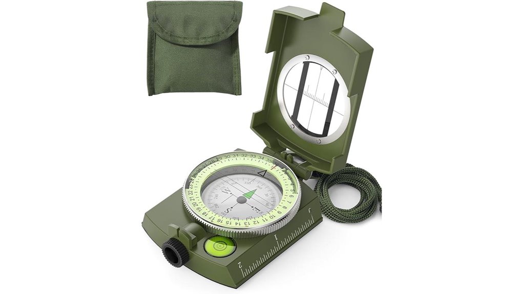 sportneer lightweight glowing compass