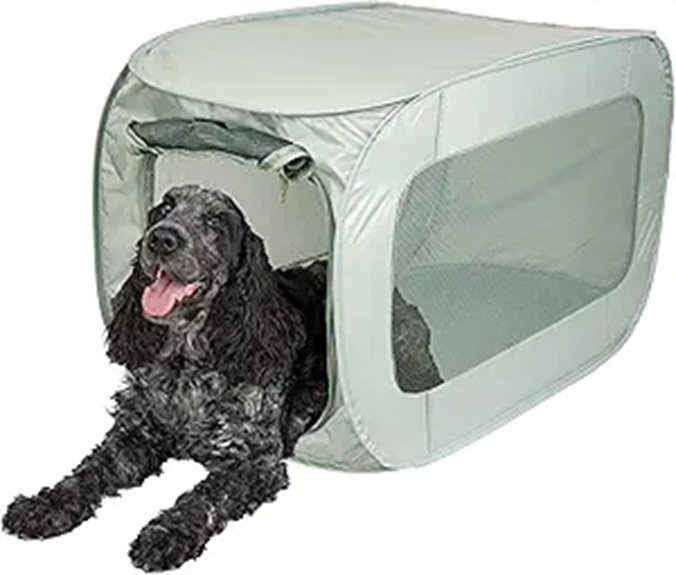 Packable Pet Crates for Travel (Soft‑Sided) Who Travelers Love 8 sportpet soft open light green