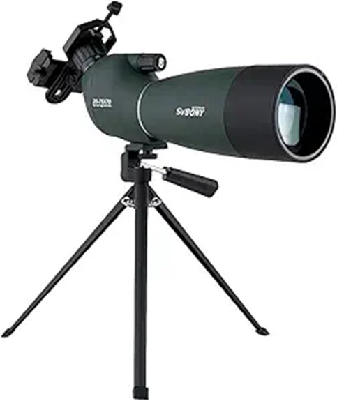 Spotting Scopes for Travel (Angled) That All Adventurers Need 1 spotting scope tripod adapter