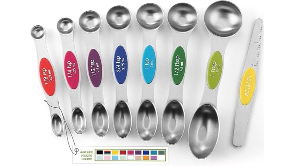 The Best Magnetic Measuring Spoons for Precise Cooking 3 spring chef magnetic spoons set