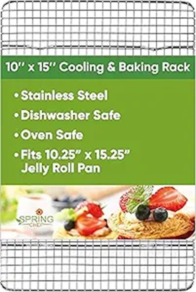 Ultimate Cooling Rack Baking Lovers Swear By 5 springchef 10x15 cookie rack