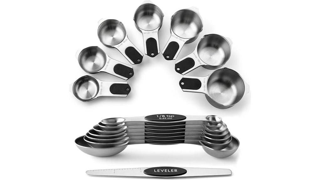 The Best Magnetic Measuring Spoons for Precise Cooking 9 springchef magnetic 15 cupsspoons