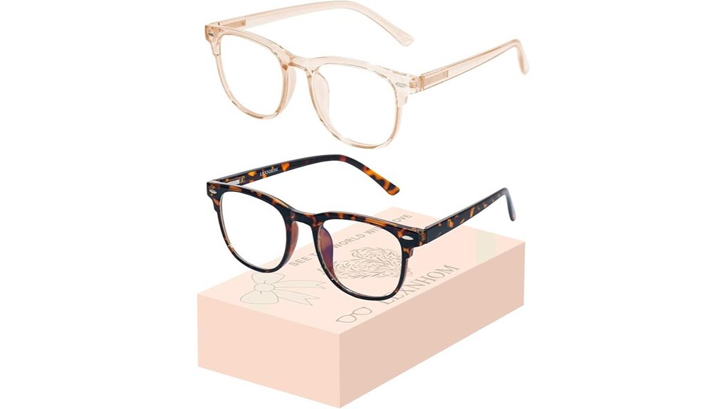 square blue blocking glasses anti glare