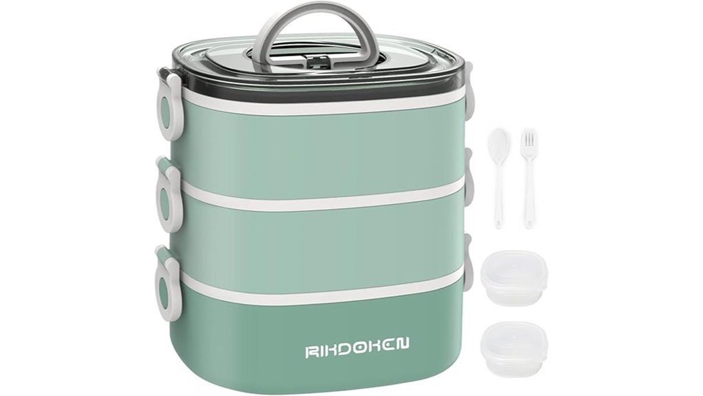 Top Leak‑Resistant Bento‑Style Lunch Boxes for Day Tours 10 stackable 94oz leakproof bento